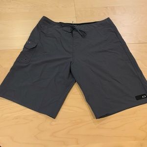 Oakley Grey Swim Trunks